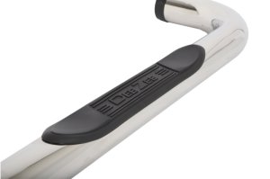 Chevrolet Silverado Nerf Bars - Dee Zee - 3 In Round Stainless - Polished - `14-`18